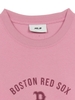 Áo Thun MLB Varsity Vintage Color Graphic Overfit Short Sleeve T-Shirt Boston Red Sox Pink