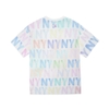 Áo Thun MLB Watercolor Monogram Overfit New York Yankees White