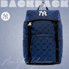 Balo MLB Korea Monogram Diamond Jacquard New York Yankees D.Blue