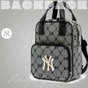 Balo MLB Mini Diamond Monogram New York Yankees Grey