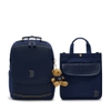 Balo MLB Korea [KIDS] Dia Mono Embossed School Bag Boston Red Sox Navy