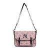 Túi MLB Korea Diamond Monogram Academy New York Yankees Pink