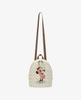 Balo MLB Korea Disney Mickey Monogram New York Yankess Beige