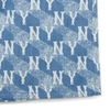 Váy MLB Women's Cube Monogram Print Denim Skirt New York Yankees L.Sky Blue