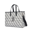 Túi MLB Cube Monogram Medium Tote Bag Boston Red Sox Grey