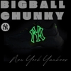 Giày MLB Korea BigBall Chunky A Neon New York Yankees Black