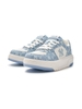 Giày MLB Korea Chunky Liner Denim Mono SL New York Yankees Blue