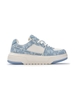 Giày MLB Korea Chunky Liner Denim Mono SL New York Yankees Blue
