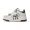 Giày MLB Cổ Cao Chunky Liner Mid Heel Classic Mono New York Yankees Black