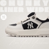 Giày MLB Korea Chunky Liner Wide New York Yankees Black