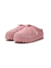 Giày MLB Korea Plush Quilted Mule LA Dodgers Pink