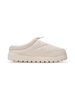Giày MLB Korea Plush Quilted Mule LA Dodgers Cream
