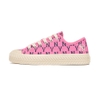 Giày MLB Playball Mono Canvas New York Yankees Pink
