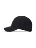 Nón MLB Korea Basic Canvas Leather Logo Structure Ball Cap Cleveland Guardians Black