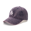 Nón MLB Korea Heavy Washed Unstructured Ball Cap LA Dodgers Navy