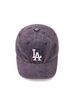 Nón MLB Korea Heavy Washed Unstructured Ball Cap LA Dodgers Navy