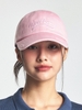 Nón MLB Korea Vintage Culsive Unstructured Ball Cap New York Yankees Pink