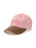 Nón MLB Korea Varsity Vintage Culsive Color Block Unstructured Ball Cap New York Yankees Pink