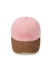 Nón MLB Korea Varsity Vintage Culsive Color Block Unstructured Ball Cap New York Yankees Pink