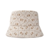 Nón MLB Korea Diamond Monogram Bucket Hat New York Yankees D.Cream