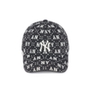 Nón MLB Diamond Monogram Structured Ball Cap New York Yankees Black