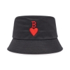 Nón MLB Heart Bucket Hat Boston Red Sox Black