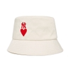 Nón MLB Heart Bucket Hat New York Yankees Ivory