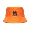 Nón MLB Monogram Nylon Bucket Hat New York Yankees Orange
