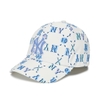 Nón MLB Monogram Summer Ball Cap New York Yankees White