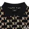 Áo Polo MLB Men's Classic Monogram Full Board Pattern Karati New York Yankees Black