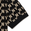 Áo Polo MLB Men's Classic Monogram Full Board Pattern Karati New York Yankees Black