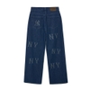 Quần Jean MLB Korea Multi Mega Logo New York Yankees Navy