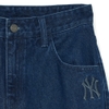 Quần Jean MLB Korea Multi Mega Logo New York Yankees Navy