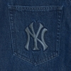 Quần Jean MLB Korea Multi Mega Logo New York Yankees Navy
