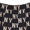 Quần Shorts MLB Classic Monogram Front Panel Pattern 5 Woven New York Yankees Black