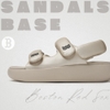 Sandals MLB Korea Base Metal Boston Red Sox Gold