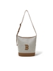 Túi MLB Basic Canvas Bucket Bag Boston Red Sox Brown