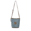Túi MLB Classic Mono Vintage Denim Bucket Bag New York Yankees Blue
