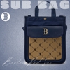 Túi MLB Korea Dia Monogram Jacquard Sub Bag Boston Red Sox Navy