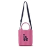 Túi MLB Korea Basic Big Logo Knit Cross Bag LA Dodgers Pink