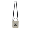 Túi MLB Korea Basic Big Logo Knit Cross Bag New York Yankees Cream