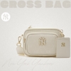 Túi MLB Korea Dia Monogram JQD Camera Bag New York Yankees Cream