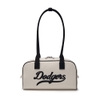 Túi MLB Korea Varsity Culsive Denim Shoulder Bag LA Dodgers Cream