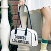 Túi MLB Korea Varsity Jacquark Square Shoulder Bag LA Dodgers Cream