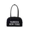 Túi MLB Korea Varsity Jacquark Square Shoulder Bag New York Yankees Black