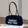 Túi MLB Korea Varsity Jacquark Square Shoulder Bag New York Yankees Black