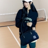 Túi MLB Korea Varsity Jacquark Square Shoulder Bag New York Yankees Black