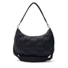 Túi MLB Korea Monogram Embo Hobo Bag New York Yankees Black