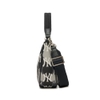 Túi MLB Argyle Monogram Strap Hobo Bag New York Yankees Black