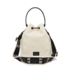 Túi MLB Basic Small Logo Fleece Bucket Bag New York Yankees Cream